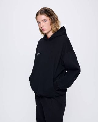 Womens 365 Midweight Hoodie—black