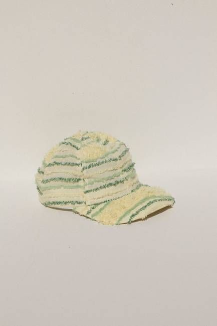 Chenille Hat - Lemon-Lime