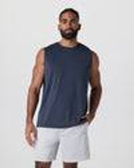 Viewpoint Muscle Tank | Navy | Vuori