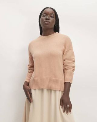 The Boxy Sweater in Everyday Cotton | Blush Pink