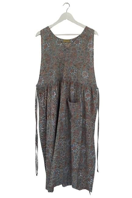 NEW! Block print Pinafore No.80