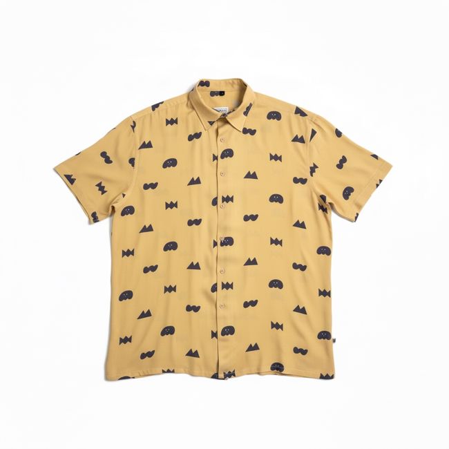 CAMISA GASSET AMARILLA GEO