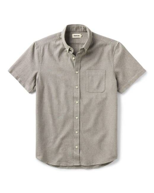 The Short Sleeve Jack in Fern Twist Waffle