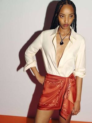 Milla Silk Twill Skirt