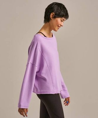 After Class Scoop Neck Sweat Top