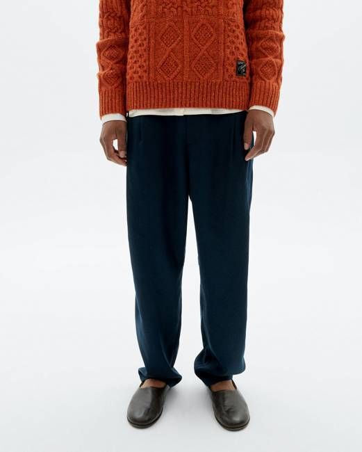 Carrot pleat Sigurd pants