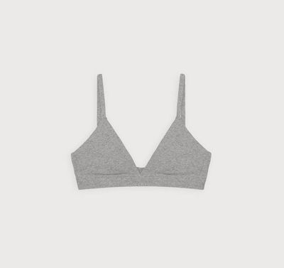 Core-Rib-Bralette mit Dreiecksmuster