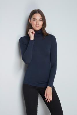 Roll Neck Micro Modal Top