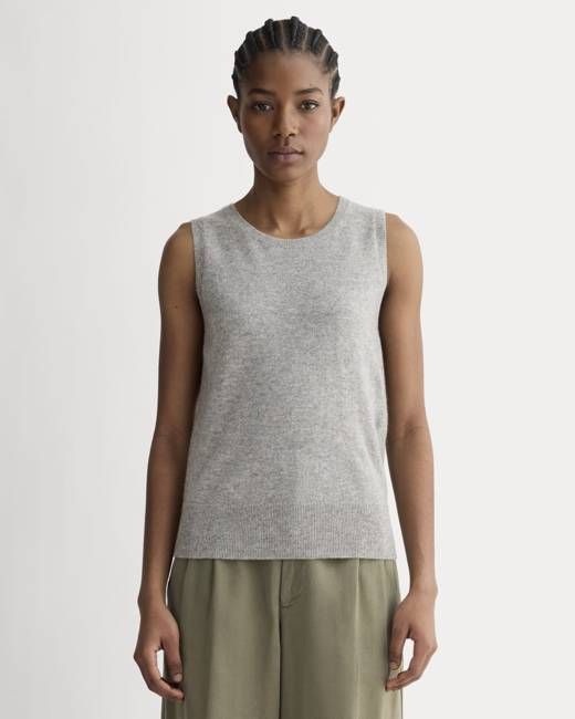 The Classic Tank in Cashmere | Light Heather Grey