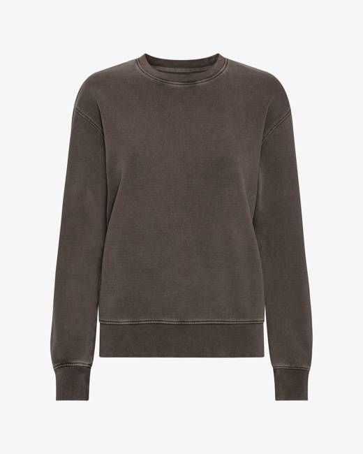 Women Classic Organic Crew - Faded Mud