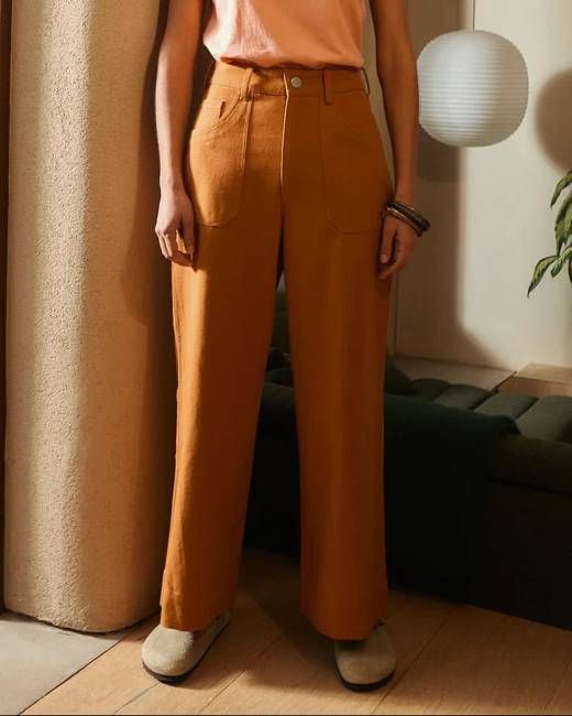 L F Markey Terracotta Carpenter Trousers