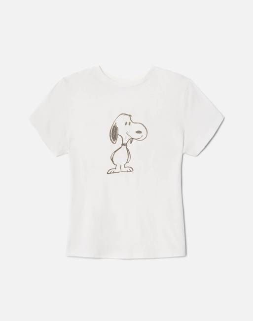 Tiny Tee Snoopy Smile - Vintage White