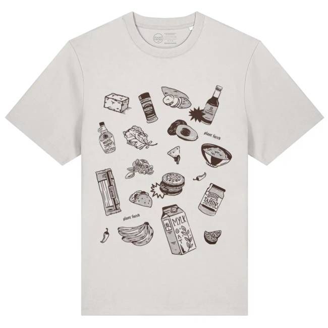 Vegan Starter Pack Unisex Relaxed Heavyweight T-shirt - Off White