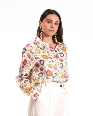 Iris Linen Shirt - Kurinji