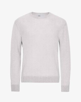 Classic Merino Wool Crew - Snow Melange