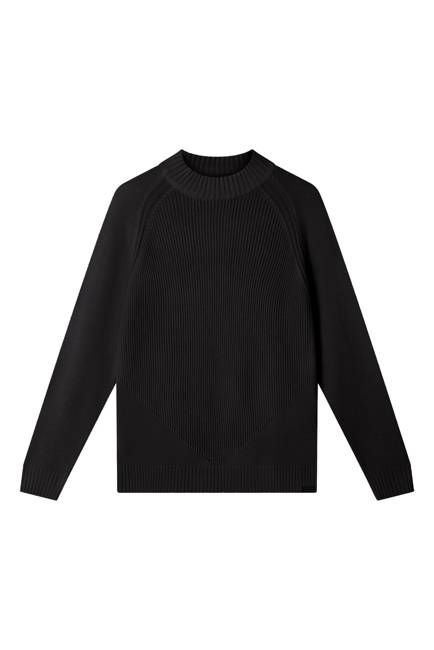 KATE Merino Wool Jumper - Black