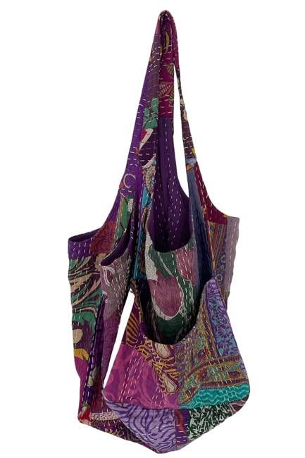 NEW! Vintage Patchwork Stories Tote Bag No.18
