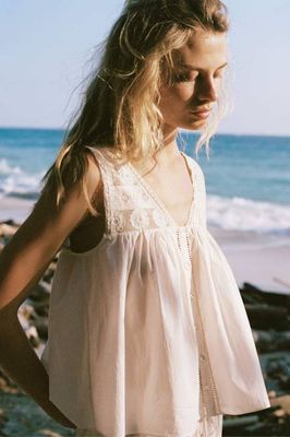 The Lidia Blouse | Pearl Embroider