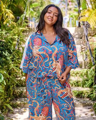 Octopus Isle - Tall Eco Satin Wildest Dreams Set - Ocean Eyes