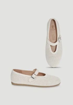 Mary Jane ballerina in nappa leather
