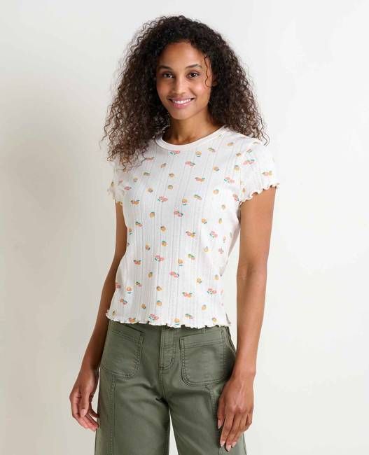 Foothill Pointelle Baby Tee
