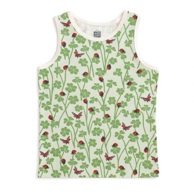 Tank Top - Clover & Ladybugs Green
