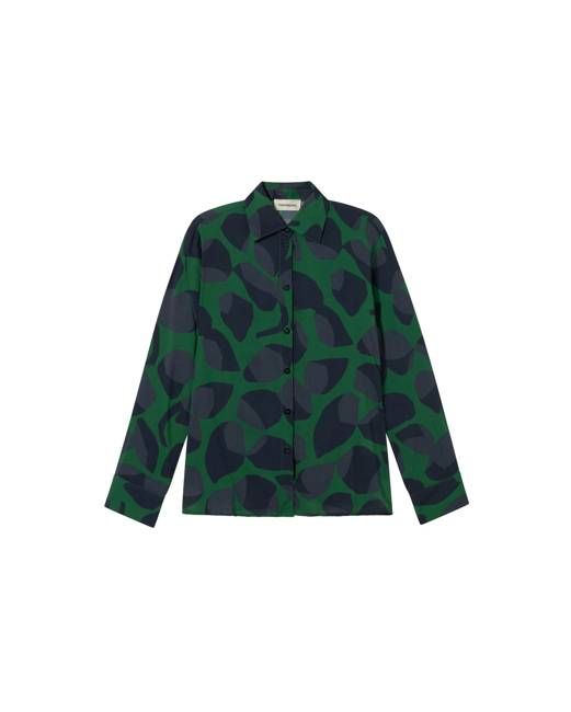 Green leaf Ecovero Katha blouse
