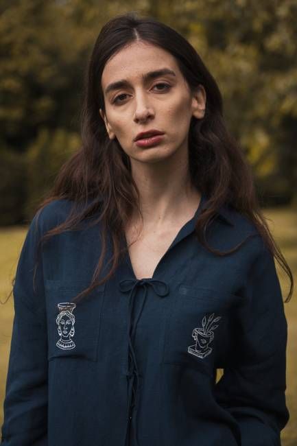 Olympia embroidered Shirt