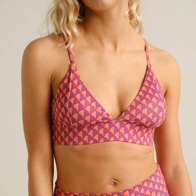 DEDICATED - Bikinioberteil Alva Geo Shell