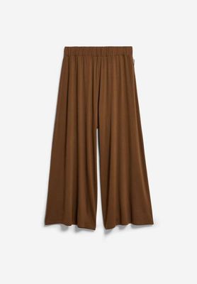 CROPPED JERSEY PANT | dried palm