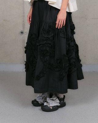 Orbit Skirt - Black Fossil