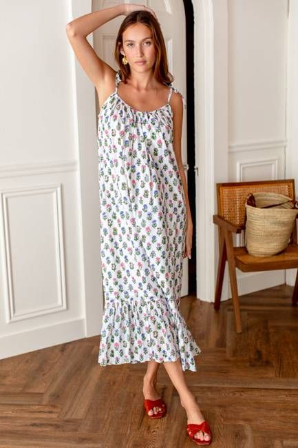 India Sundress - Mixed Bouquet Organic