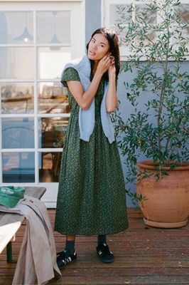 The Simple Dawn Dress Petites | Moss Pear Harvest
