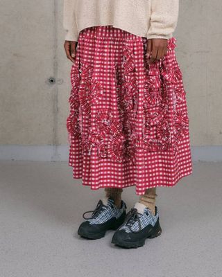 Orbit Skirt - Red Fossil