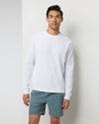 Jamestown Crew | Men's White Waffle Crewneck | Vuori