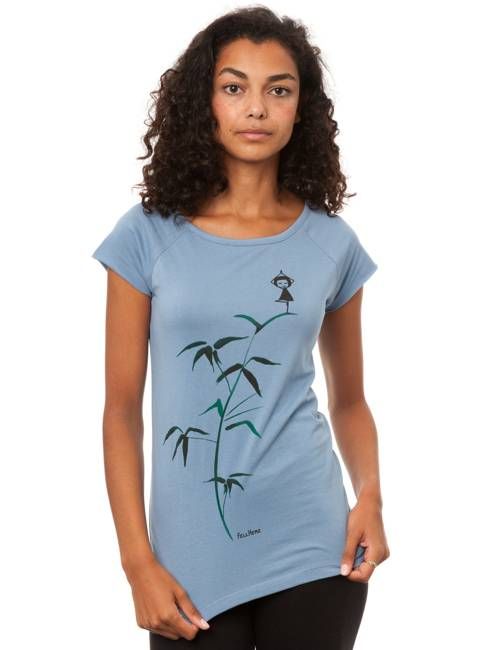 Yoga girl Cap Sleeve blueshadow