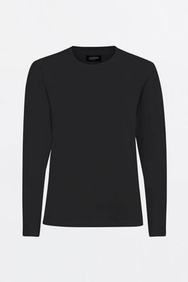 The Classic Organic Long-Sleeve Tee - Black