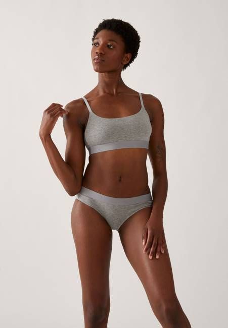TRINAA BRIEF | grey melange
