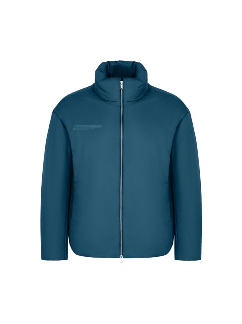 Archive Mens Flower-Warmth Puffer Jacket—Storm Blue