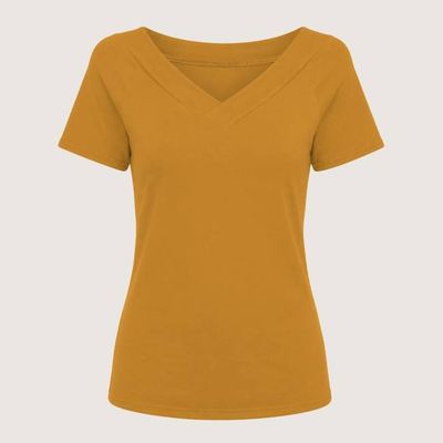 Bio T-Shirt Due safran (gelb)