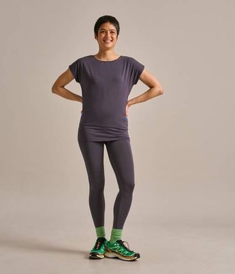 Short Sleeve Air Bamboo Flow Top