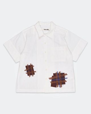 Uniform Shirt - Ecru Patched Up