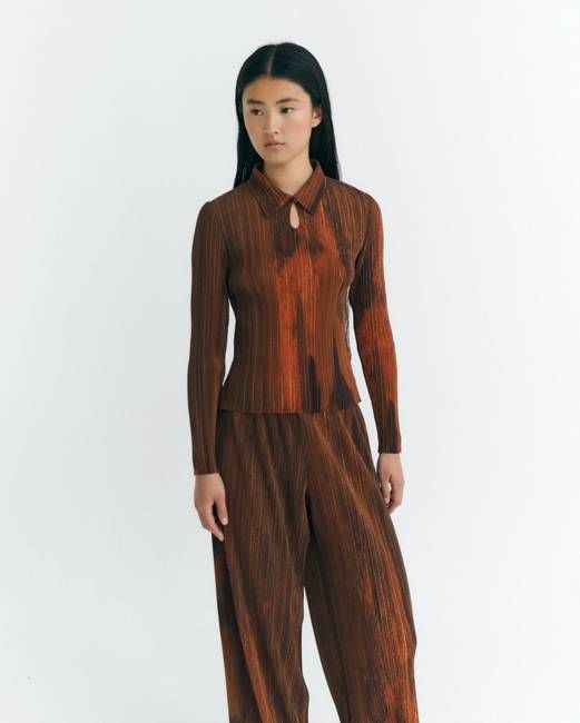 Pleated Agostina top