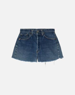 Vintage 60s Big E Selvedge Levi's Single Stitch Cut Off - #1596