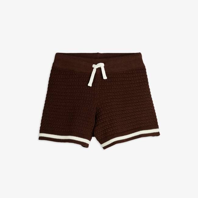 Crochet knit shorts