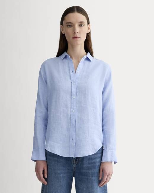 The Must-Have Shirt in Linen | Light Blue