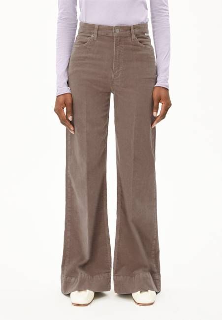 MURLIAA CORDUROY PANT | walnut cream
