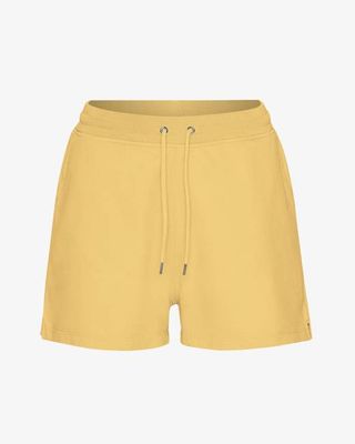 Women Organic Sweatshorts - Lemon Yellow