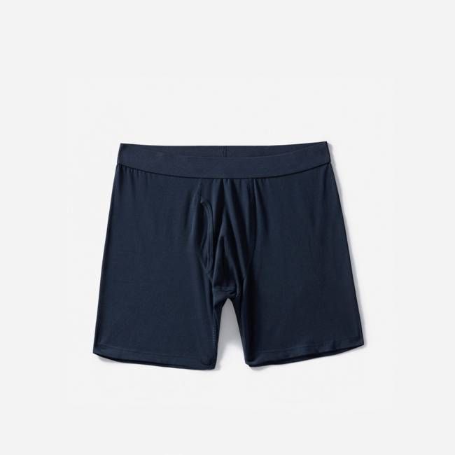 The Supima® Longer Boxer Brief | Uniform | Deep Navy