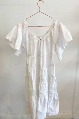 Sample Sale Rachel Dress in White Linen